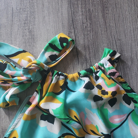 7th Ave Tie-Neck Halter Blouse - Picture 9 of 10